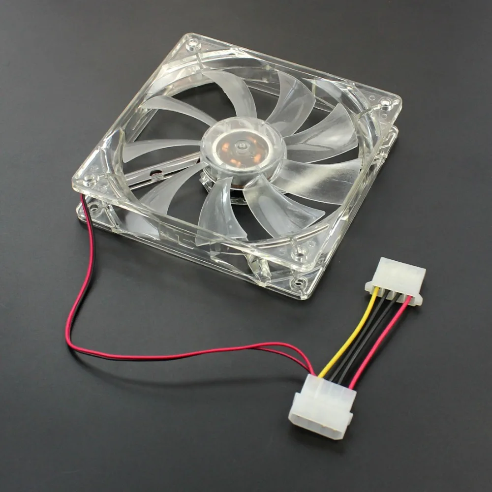 Вентилятор охлаждения ПК 4Pin 12 см вентилятор кулер светодиоды корпус вентилятор Радиатор 12 в охладитель dc охлаждения для компьютера чехол кулер для центрального процессора
