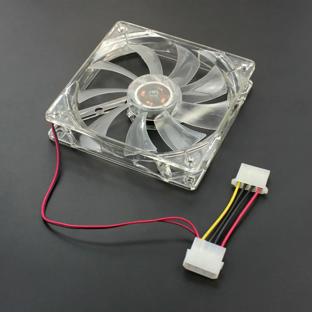 XT-XINTE Large 4Pin 12cm PC Computer fan Cooler 20dBA 12V DC Heatsink for