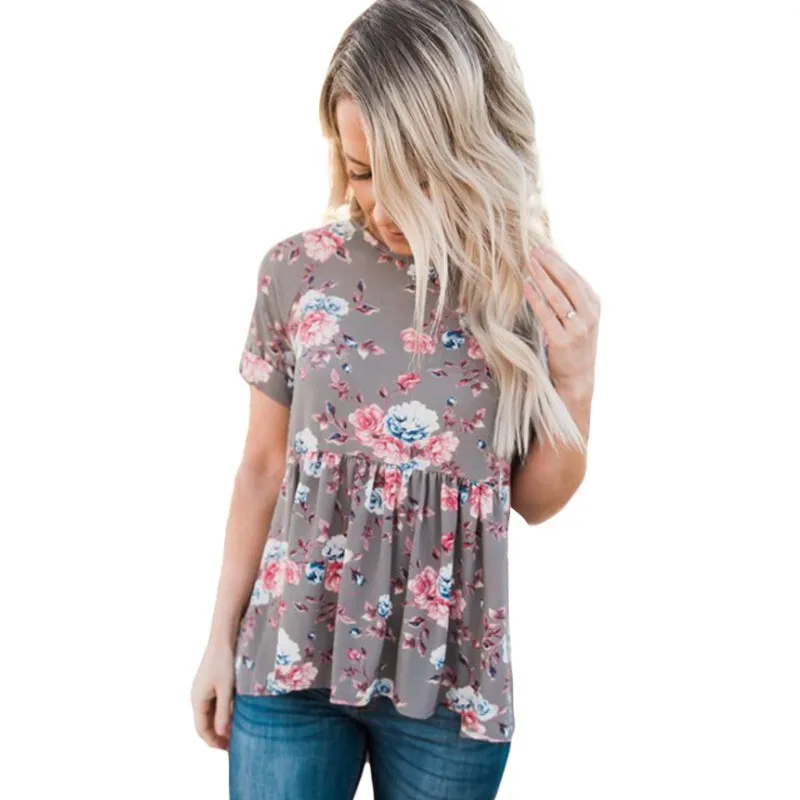 Gray-Lace-up-Back-Floral-Ruffle-Top-LC250142-11-1_conew1