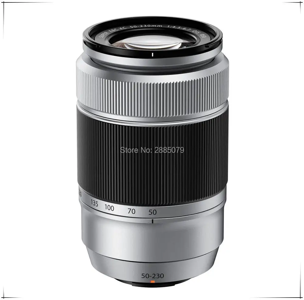 Без коробки! Серебристый XC50-230mm F4.5-6.7 OIS II телеобъектив (XC 50-230) для Fujifilm X-A3 X-T2 X-A5 X-T10
