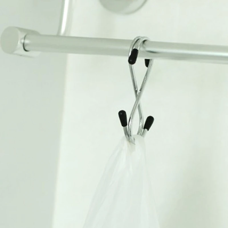 Металлические крючки S на стене для кухонный металлический крючок для присоски висячая вешалка для одежды из нержавеющей стали держатель Органайзер для хранения