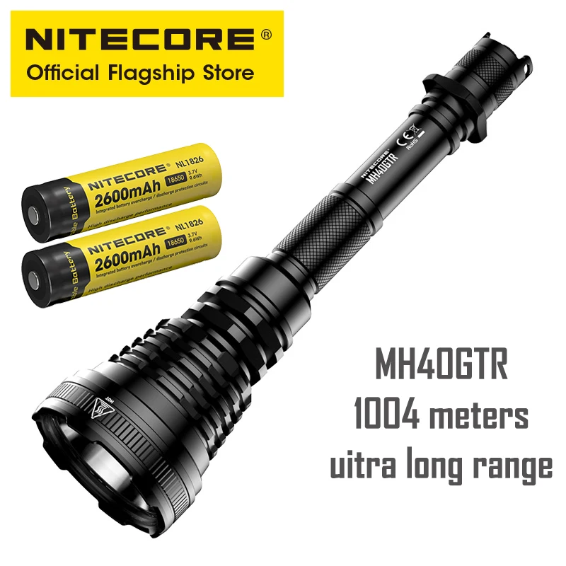 US $129.00 NITECORE MH40GTR HighLight LongRange DirectCharge Probe Search Hunting Flashlight