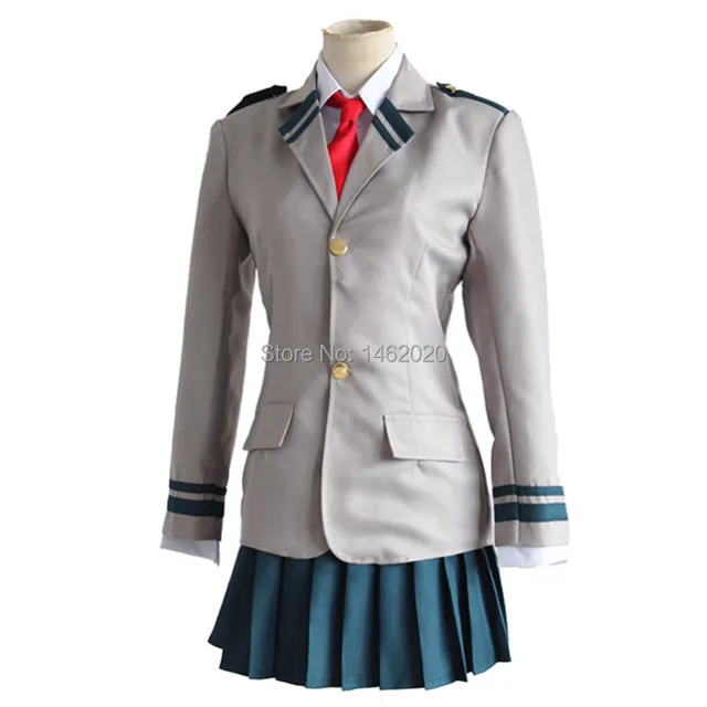 Boku no Hero Academia AsuiTsuyu Yaoyorozu Momo School Uniform My Hero Academia OCHACO URARAKA Midoriya Izuku Cosplay Costume -