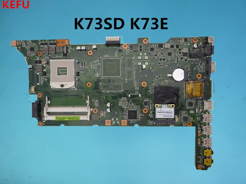 KEFU K73SD материнская плата для ноутбука ASUS K73S K73E X73E K73SV тест ОК