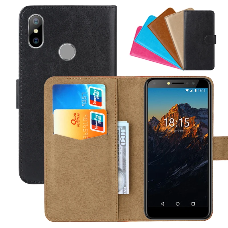 

Luxury Wallet Case For BQ BQ-5519L Fast Plus PU Leather Retro Flip Cover Magnetic Fashion Cases Strap
