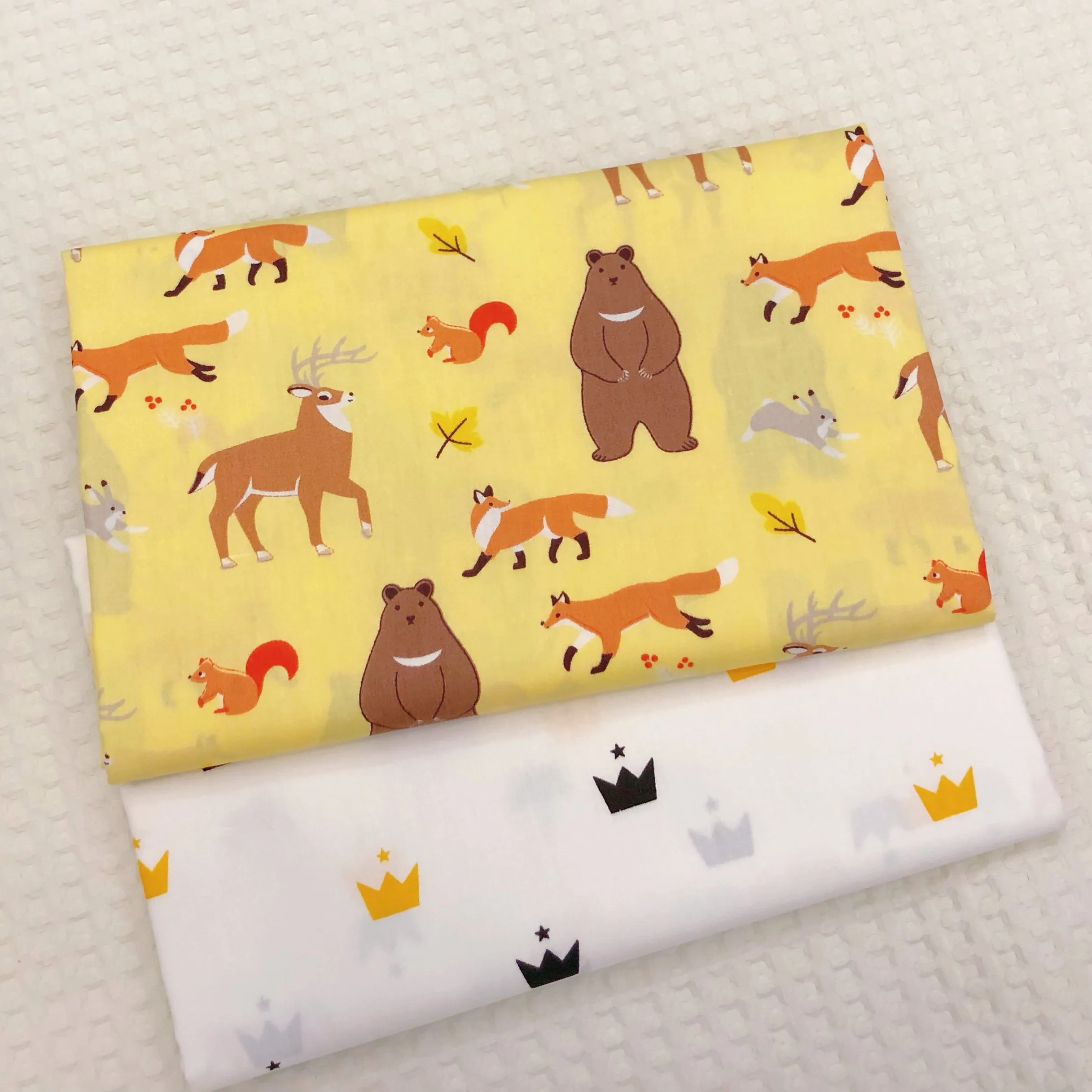 

Cartoon Printing Cotton Twill Fabric Baby Clothing Patchwork Textile Cotton Fabric DIY Sewing Quilted Dormitory Bed Simple Cloth