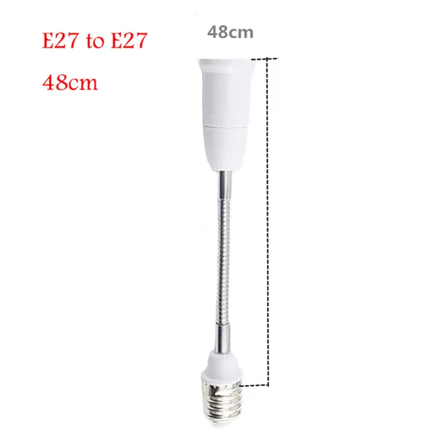 Maserfaliw Lamp Holder E27 Male to Female Extension Socket Base LED Light Holder Lamp Adapter Converter Maserfaliw Lamp Holder E27 Male to Female Extension Socket Base LED Light Holder Lamp Adapter Converter