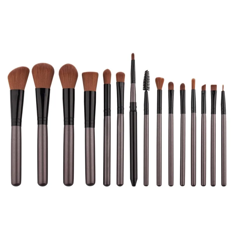

15pcs Professional Beauty Make up Cosmetic Powder Foundation Eyeshadow Brushes Makeup Brushes Set New