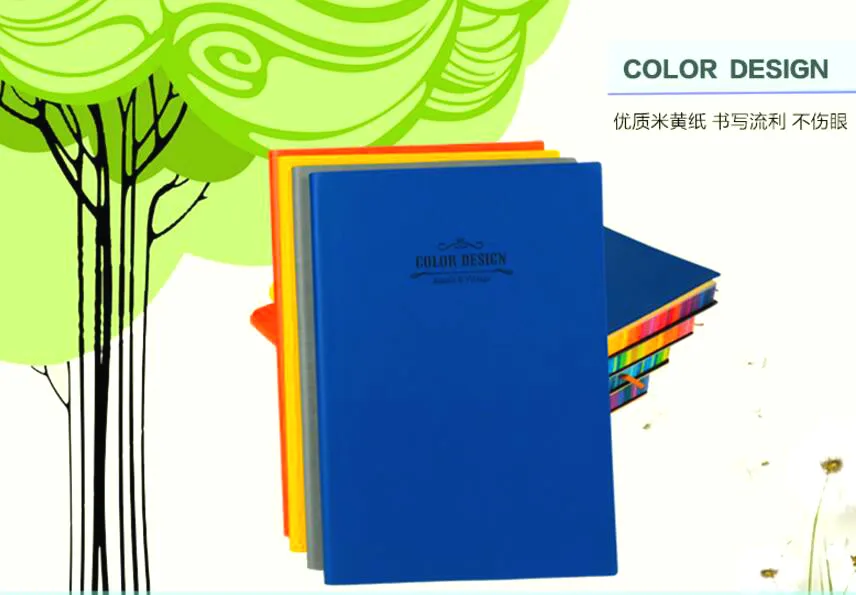 

Deli good leather Notepad A5 112 pages thickness high-grade commercial creative leather copy diarybook