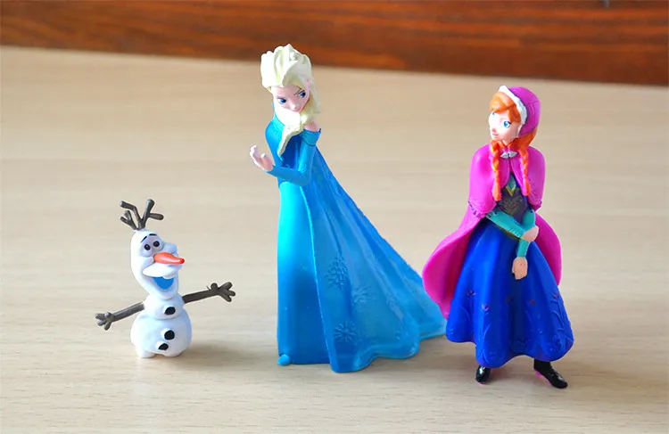 5 шт./лот, модель Снежной королевы, Кристофф Свен Олаф, ПВХ фигурка, игрушка, подарок для детей, снеговик, фигурки, игрушки, подарок