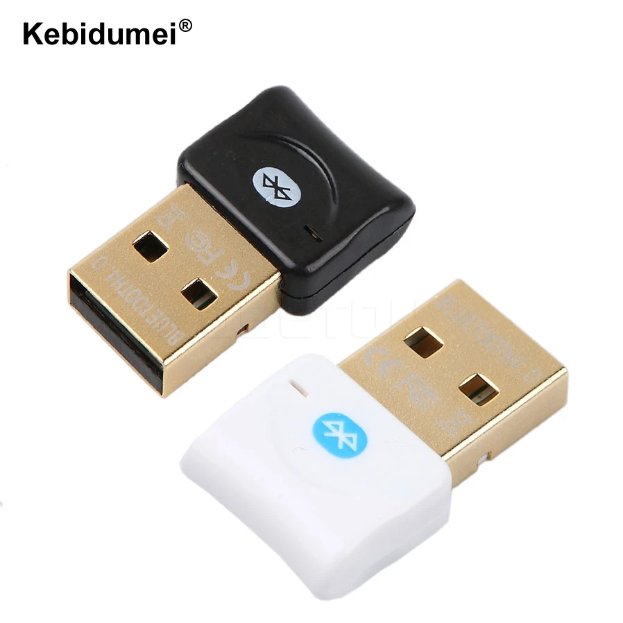 

kebidumei Wireless USB Bluetooth 4.0 Dongle Adapter Class 2 Plug USB 2.0 2.4 GHz Low Energy Dual Mode for Win7/8/10/Vista/XP PC