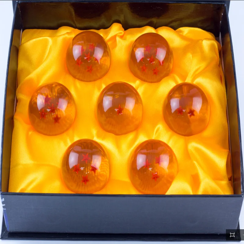 

Magic Seven Dragon Balls 7PCS Resin Craft COS play for Dragonball Evolution Figure Collection stage property Home Decorative