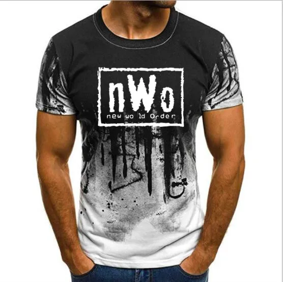 

2019 Men T-Shirt Print NWO New World Order Wrestling Adult T-shirt Casual pride t shirt men Unisex New High Quality S-4XL
