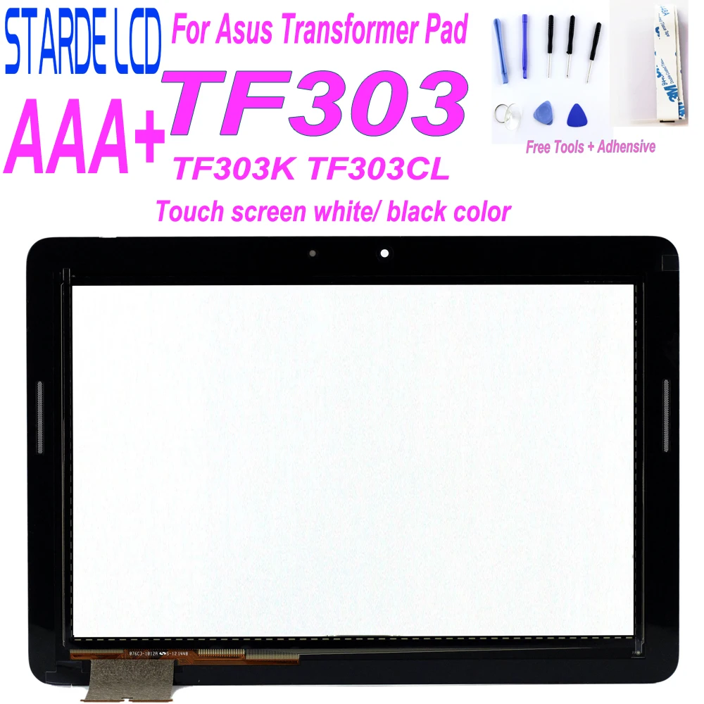 Goede AAA + voor Asus Transformer Pad TF303 TF303K TF303CL K014 Touch Screen Digitizer Glas Sensor Panel Onderdelen Tablet PC Vervanging