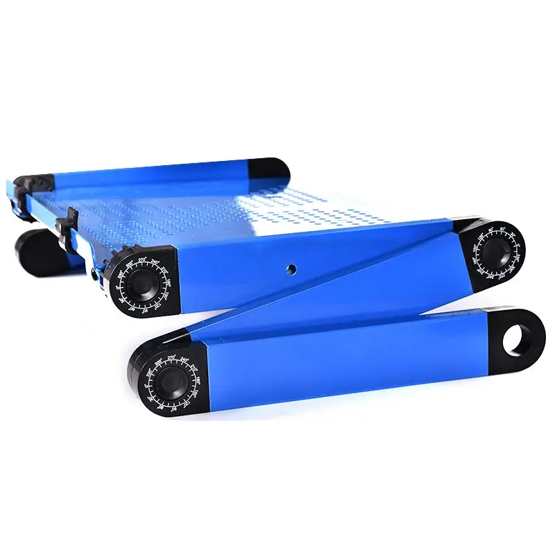 Portable Mobile Laptop Standing Desk For Bed Sofa Laptop Folding Table Notebook Desk With Mouse Pad & Cooling Fan For Office