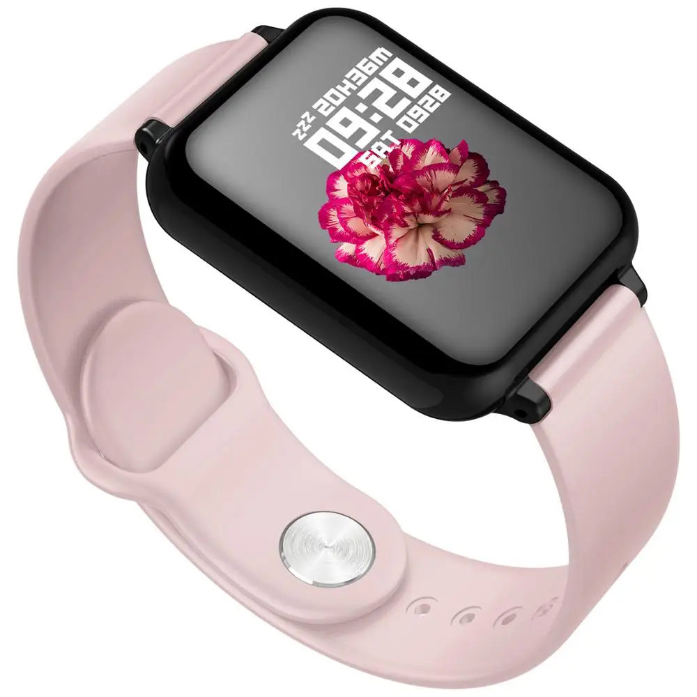 Comprar Reloj electrónico inteligente para mujer y hombre, relojes digitales de lujo con presión arterial, reloj de pulsera deportivo con calorías y modo DND para Android IOS