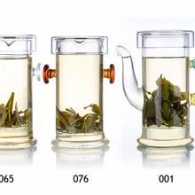 1 шт. красный/белый/Дракон ручка термостойкого стекла чайник с заваркой и крышкой