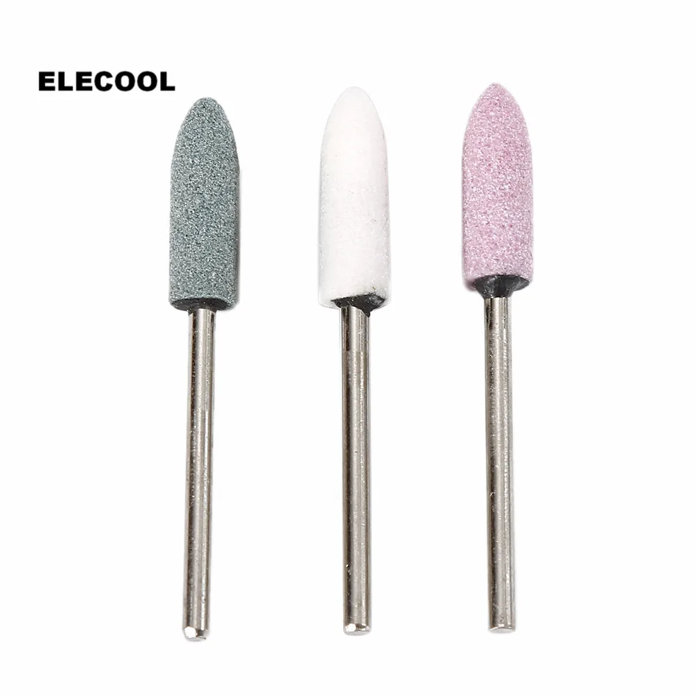 

1Pc Shank 2.34mm Pointed cylinder Grinding Head Native Silicon carbide Carborundum Polishing Grinding Head Wheel Tool