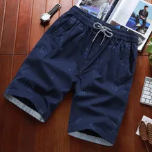 Повседневные мужские шорты, лето, мужские свободные прямые шорты для тренировок, мужские шорты с принтом на завязках для фитнеса, 19APR5
