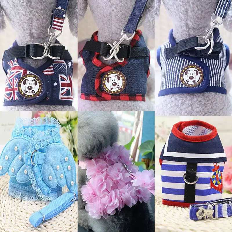 dog harness and leash set