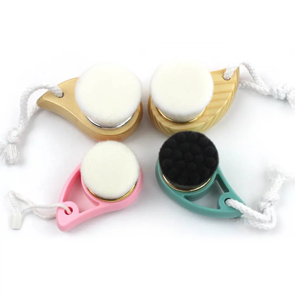 

1PCS Bamboo Charcoal Cleaning Comma Brush Comma Face Deep Wash Brushes Facial Cleaner Exfoliating Scrub Massager Makeup Brush