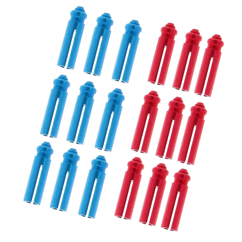 18 Pieces Anodized Aluminum Dart Flight Savers Protectors Darts Accessories for Steel Soft Tip