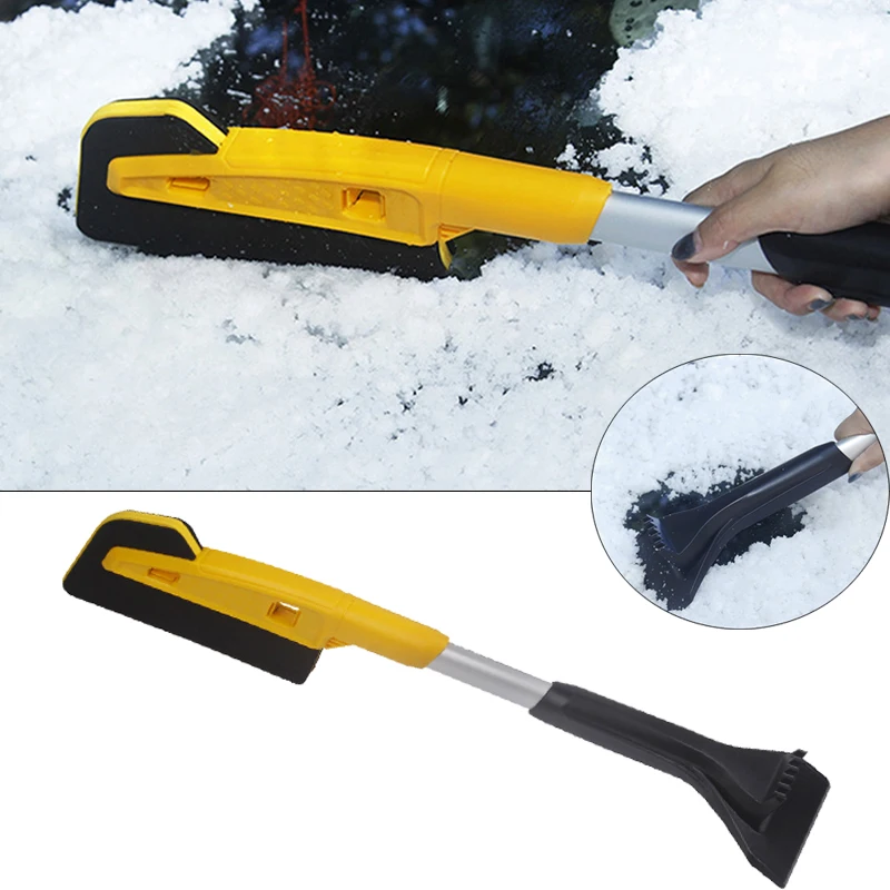 Car Ice Scraper Multifunctional Snow Shovel Deicing Scraper Rubber