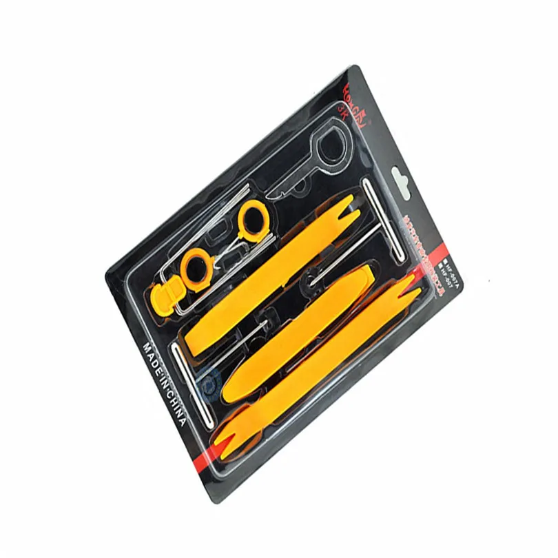 Hotest Пластиковые Автомобилей Removal Tool Set Радио Дверь Клип Обшивки Даш Аудио Удаление Прая Инструмент Ремонт