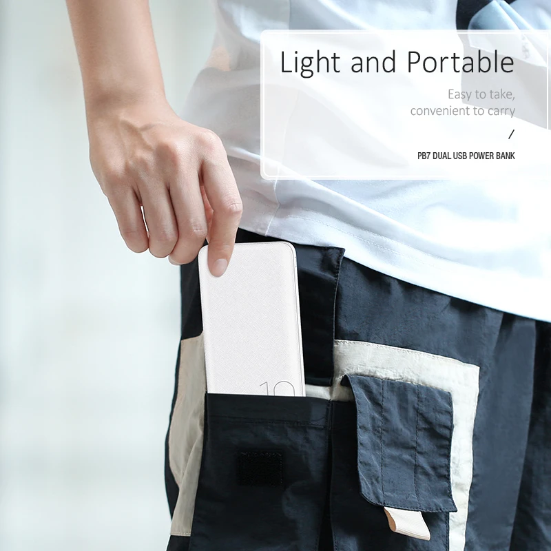 USAMS Slim 10000 mAh Power Bank,Ultra-thin Powerbank External Battery 10000mah for iPhone Xiaomi Power Bank Mobile Phone Charger USAMS Slim 10000 mAh Power Bank,Ultra-thin Powerbank External Battery 10000mah for iPhone Xiaomi Power Bank Mobile Phone Charger