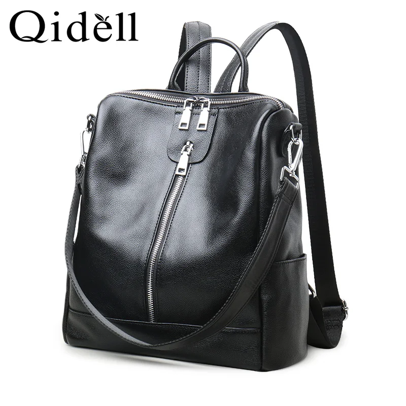Multi Functional Genuine Leather Backpack for Women/ Big Capacity Classic Female Shoulder Bag Multi Functional Genuine Leather Backpack for Women/ Big Capacity Classic Female Shoulder Bag