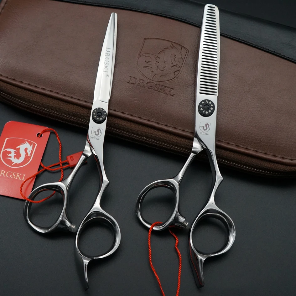 JAPAN great hair cut scissors high quality black onyx screw 6.0 inch