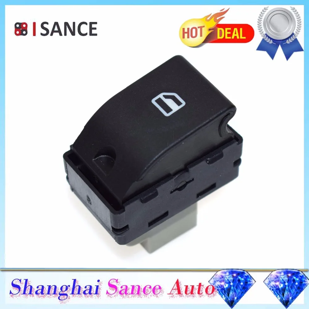

ISANCE Window Switch 5Z0 959 85 & 5Z0959856 For VW Polo 9N Seat Cordoba Ibiza IV 2001 2002 2003 2004 2005 2006 2007 2008 2009