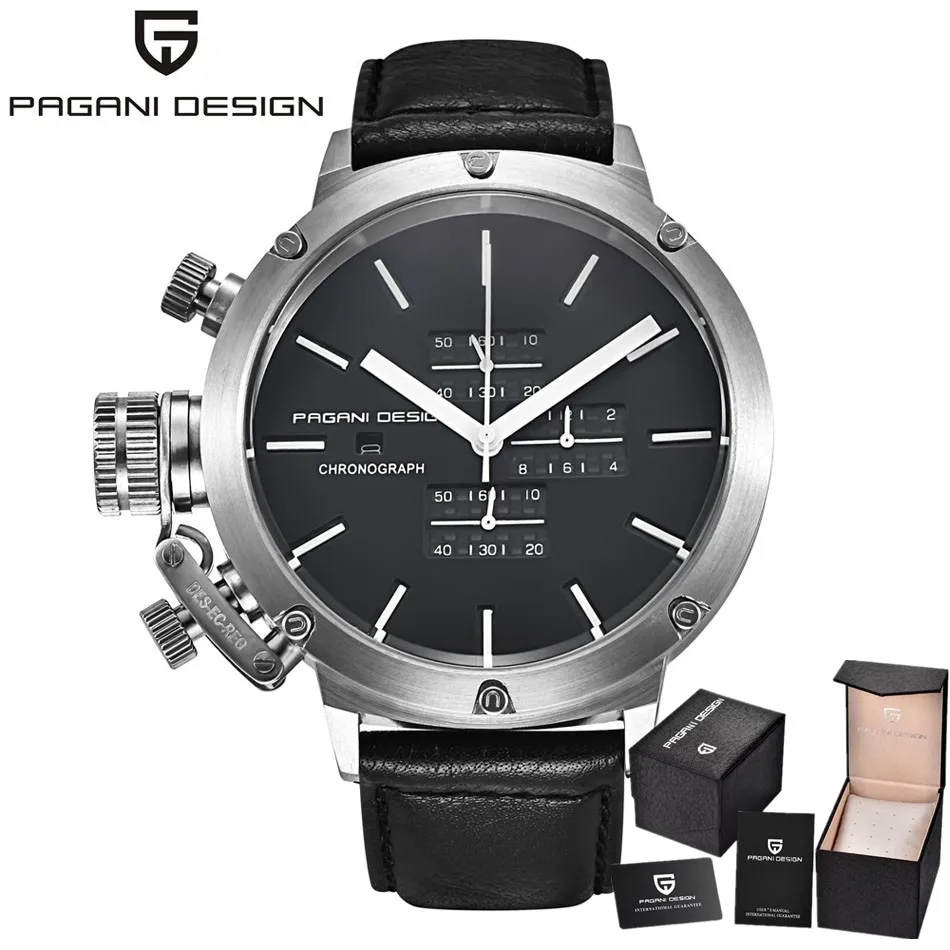 

Pagani Design Watches Men Luxury Brand Multifunction Quartz Watch Men Sport Wristwatch Dive 30m Military Watch Relogio Masculino