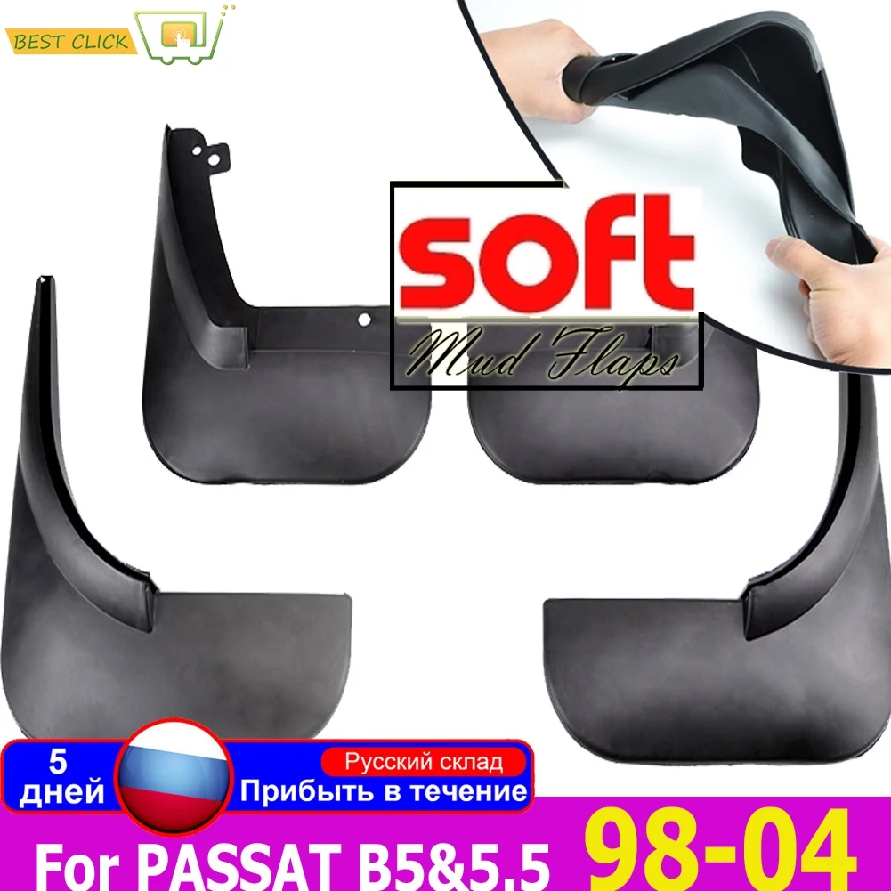 

Set Mud Flaps For VW Passat B5 / B5.5 1998-2004 Mudflaps Splash Guards Front Rear Mud Flap Mudguards 2003 2002 2001 2000 1999