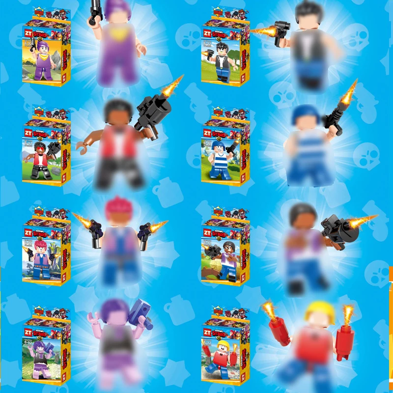 Brawl Stars 8pcs Brawl Stars Figure Block Shelly Brick Figure Collectible Doll Toys For Children Christmas Gift Action Toy Figures Aliexpress