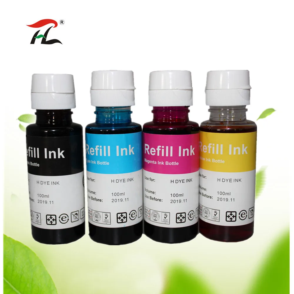 

YI LE CAI compatible 400ml color dye Ink refill kit for HP 655 5820 Ink Advantage 3525 4615 4625 5525 6520 6525 printer