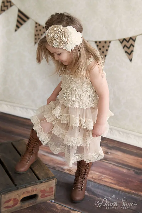 little girl vintage lace dress