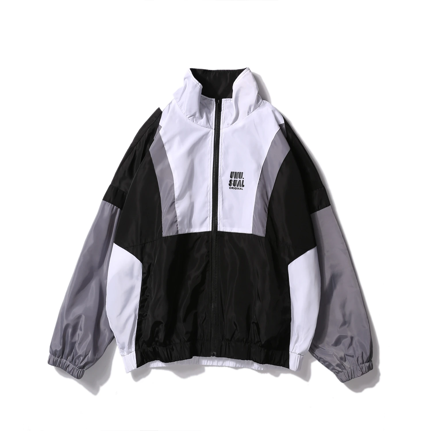 Весенняя мужская куртка в стиле Харадзюку с цветными блоками, негабаритная ветровка в стиле хип-хоп, винтажные куртки на молнии, скидки, верхняя одежда