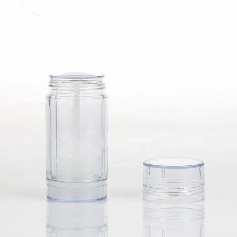 8 шт./лот 50 мл прозрачные пустые пластиковые круглые контейнеры для дезодорантов бальзам для губ тюбики для губной помады, карандаша, помады, домашний бальзам для губ
