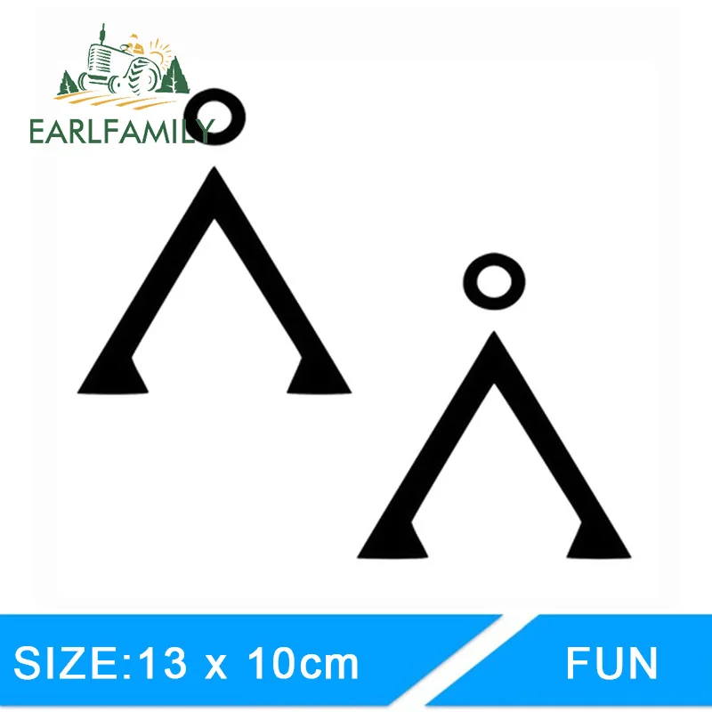 

EARLFAMILY 13cm x 10cm Car Sticker Funny Stargate Earth Sg1 Parody Fashion Pattern Vinyl Stickers Decals Waterproof Car Styling