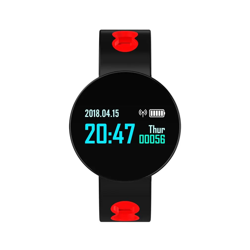 

Silicone Color Screen Smart Wristband Sleep Heart Rate Monitor Bracelet Fitness Tracker IP67 Bluetooth Watch Outdoor Sports