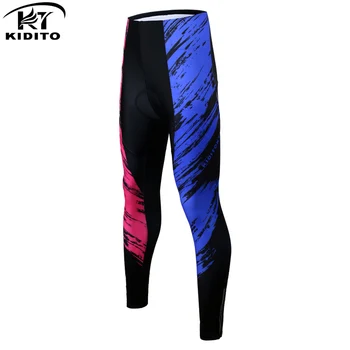 

KIDITOKT Women MTB Bicycle Cycling Pants Mountain Bike Cycling Downhill Pants Shockproof Cycling Tights With 3D Gel Padded