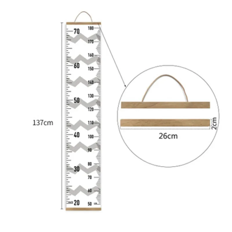 Творческий треугольный узор декор для измерения роста Малыш Спальня теплый росписи ребенка диаграмма роста Настенный декор подвижные висит высота чар - Цвет: HR006