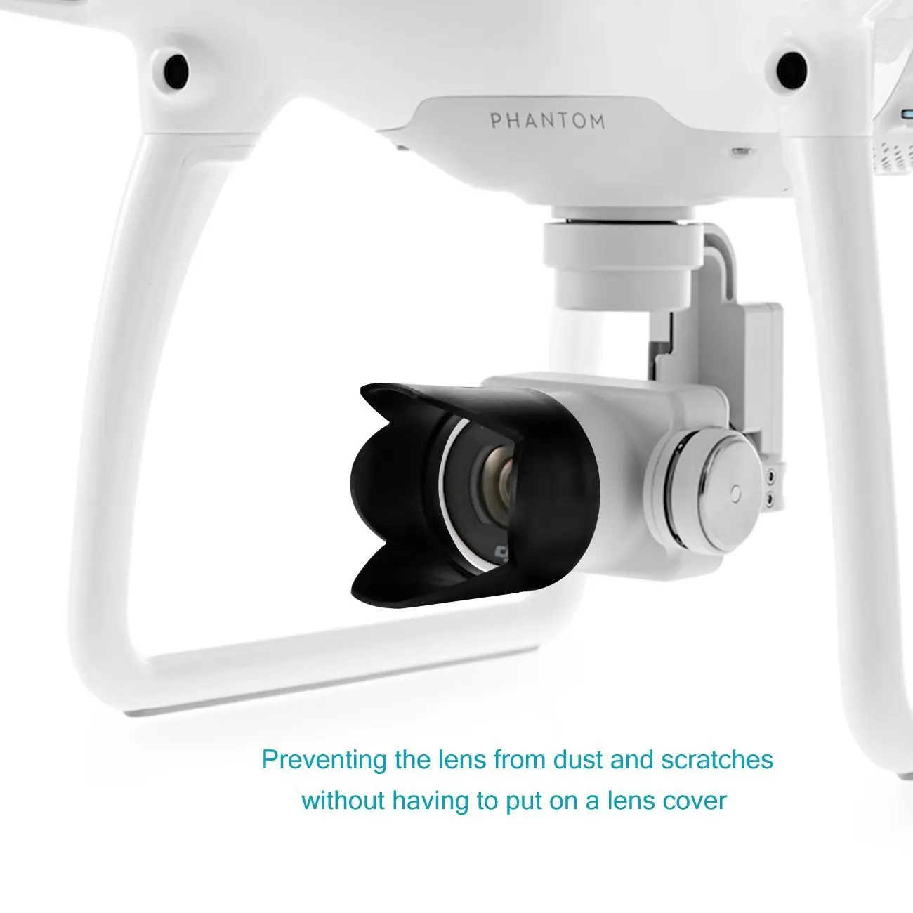Бленда объектива для DJI Phantom 3 4 беспилотный колпачок крышка объектива Крышка камеры антибликовый солнцезащитный светильник защита карданный аксессуары
