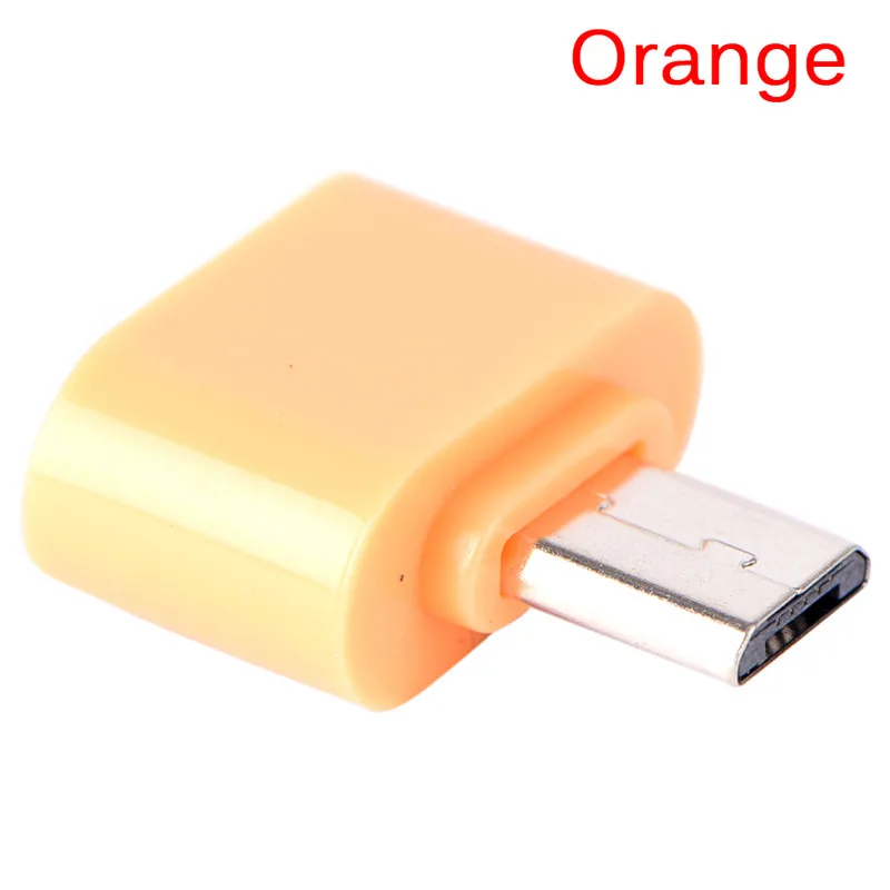 10 шт./лот Стандартный Micro USB к USB мини-адаптер OTG конвертер Разъем для Android сотовых телефонов Черный дропшиппинг