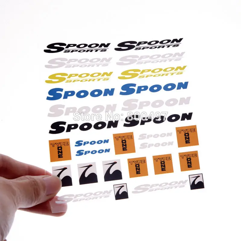 

New Design Creative Auto Decal Set Car Bumper Whole Body Decal Creative Vinyl Set for Spoon Sports Type one