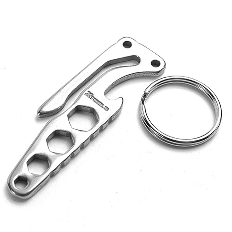 Venta caliente de bolsillo de acero inoxidable de carbono clave abrelatas de botella de deportes al aire libre Camping EDC herramienta táctica ouvre Boîte de conserve Venta caliente de bolsillo de acero inoxidable de carbono clave abrelatas de botella de deportes al aire libre Camping EDC herramienta táctica ouvre Boîte de conserve