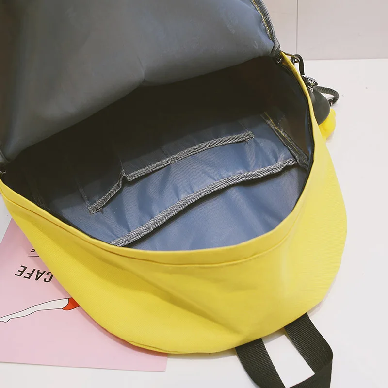 Menghuo Brand Canvas Men Women Backpack Rabbit Pendant College High Middle School Bags for Teenager Boy Girls Backpacks Mochila (42)