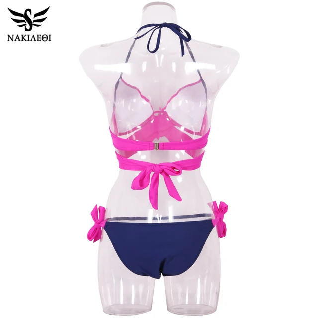 NAKIAEOI 2018 Seksowny bikini kobiety strój kąpielowy push up stroje kąpielowe Criss Cross Bandage Halter bikini Set Beach strój kąpielowy pływać nosić XXL tanie i dobre opinie Bikinis Set Nylon spandex Jednolity patchwork druk Wire Free 180073 Niska talia Pasuje do rozmiaru Weź swój normalny rozmiar NAKIAEOI 2018 Seksowny bikini kobiety strój kąpielowy push up stroje kąpielowe Criss Cross Bandage Halter bikini Set Beach strój kąpielowy pływać nosić XXL tanie i dobre opinie Bikinis Set Nylon spandex Jednolity patchwork druk Wire Free 180073 Niska talia Pasuje do rozmiaru Weź swój normalny rozmiar