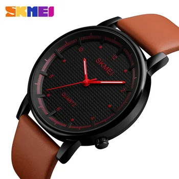 

Men Wristwatch Quartz-Watch Man Simple Waterproof Quartz Watches Leather Strap Casual Relogio Masculino Male Clock 2019 Brand